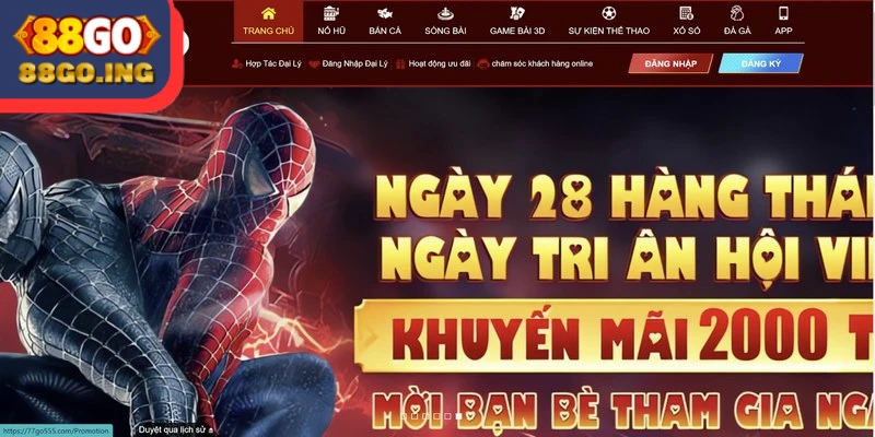 88GO - Mang Đến Trải Nghiệm Giải Trí Online Hấp Dẫn Nhất 18 88GO mang đến cho người chơi trải nghiệm giải trí trực tuyến hoàn hảo nhất
